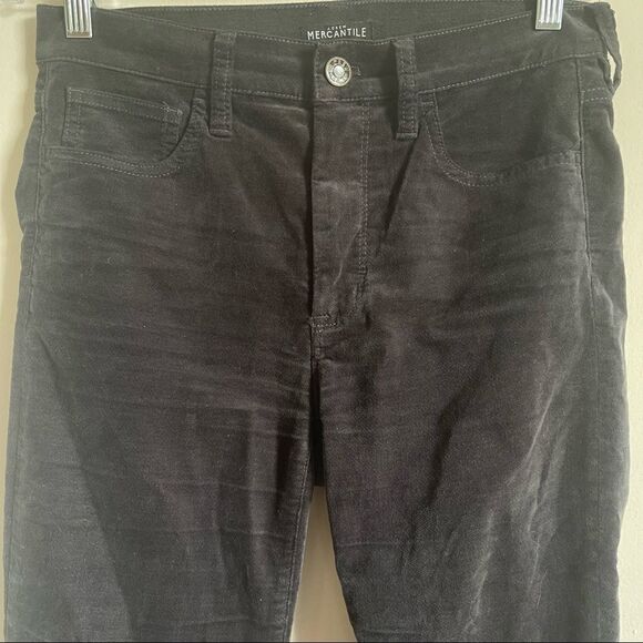 J. Crew Mercantile Velvet Dark Grey Skinny Jeans Size 27 - Picture 10 of 10